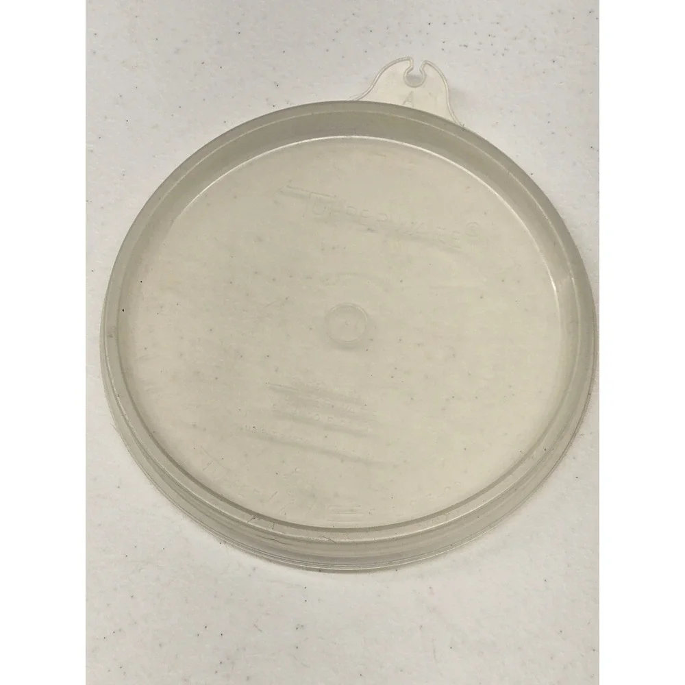 Tupperware Replacement Seal Lid‎ Round 215-28 Translucent Clear Vintage
